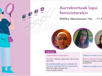 Irudia Aurrekontuak lupa feministarekin jardunaldia 2020