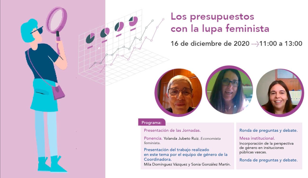 Imagen Jornada Los presupuestos con lupa feminista 2020