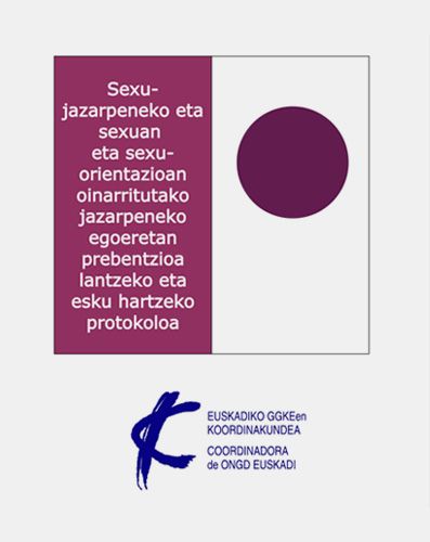 Sexu-jazarpeneko eta sexuan eta sexu-orientazioan oinarritutako jazarpeneko egoeretan prebentzioa lantzeko eta esku hartzeko protokoloa