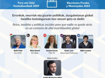 Cartel debate electoral