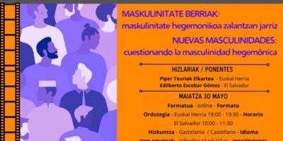 Cine Foro e Intercambio de experiencias: Nuevas masculinidades – cuestionando la masculinidad hegemónica
