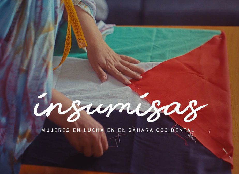 Cartel de la campaña de proyección de "Insumisas"