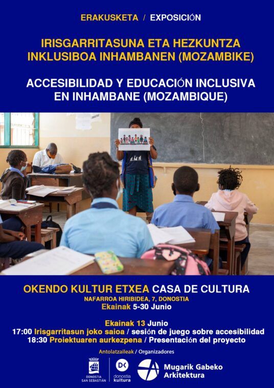 Exposición: Accesibilidad y educación inclusiva en Inhambane