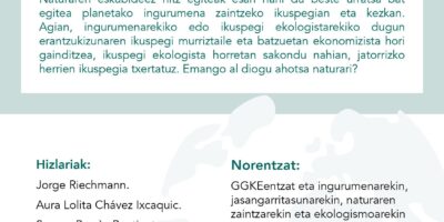 Naturaren Eskubideak, eman diezaiogun ahotsa bizia ematen digunari jardunaldia