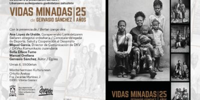 Gervasio Sánchezen “Vidas minadas-25 años” liburuaren aurkezpena