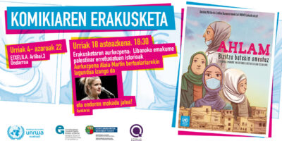“AHLAM; bizitza batekin amestuz” komikiaren erakusketa eta aurkezpena