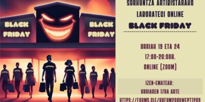 Black Friday-ko kontsumismoa salatzeko ekintzaren prestaketa