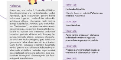 Jardunaldia: Parte-hartzea ikuspegi Feministatik