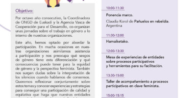 Jornada: Participación en clave feminista