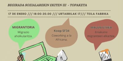 Antirrazista ekintzailetza topaketa (Begiradas Sozialarekin Ekiten III)
