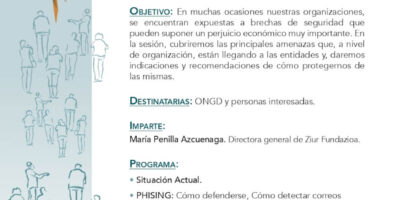 Formación para ONGD sobre ciberseguridad