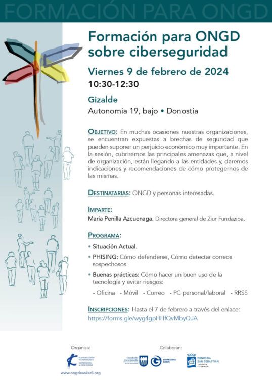 Cartel formación ciberseguridad 2024