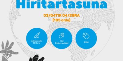 Inskripzioak – Giza Eskubideak eta Mundu-mailako Hiritartasuna, IV. Edizioa ikastaro birtuala