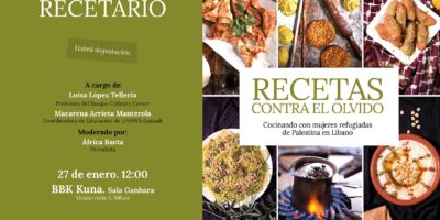 Presentación “Recetas contra el olvido: Cocinando con mujeres refugiadas de Palestina en Líbano”