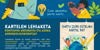 “KONTSUMO ARDURATSUA: GURE PLANETA ZAINTZEN” KARTEL LEHIAKETA