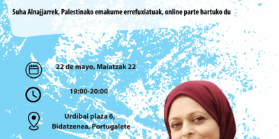 Charla-coloquio Mujeres refugiadas de Palestina: inspiración y resiliencia