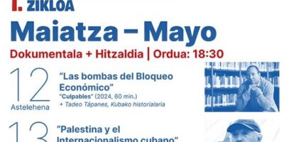 Doc-KUBA: I. Ciclo de Documentales Cubanos en Euskal Herria