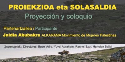 Proyección y coloquio: «No Other Land»