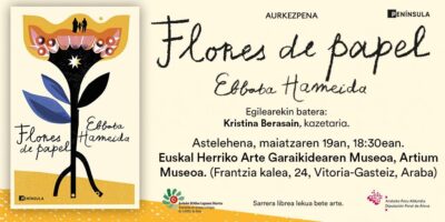 Paperezko loreak – Ebbaba Hameidaren liburuaren aurkezpena