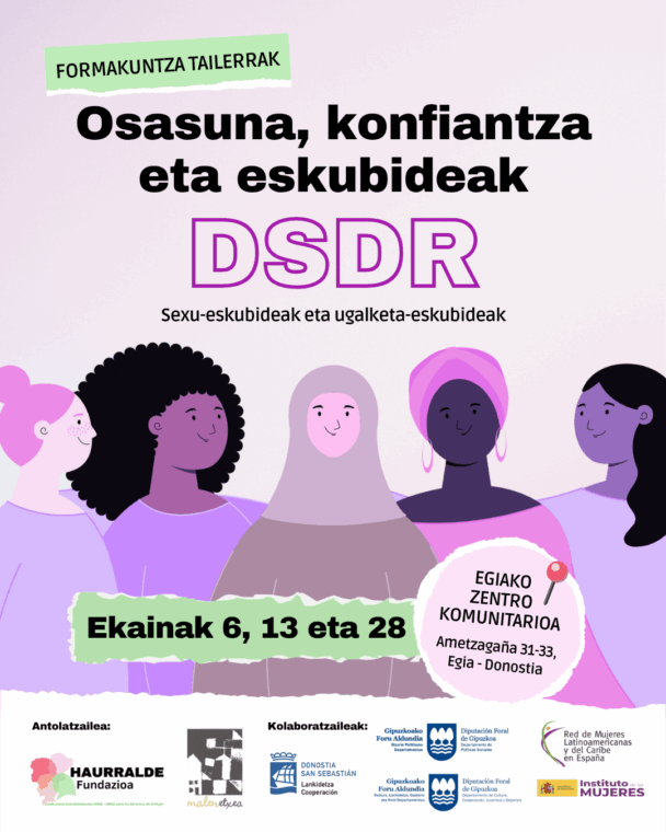 Formakuntza Tailerrak: Osasuna, konfiantza eta eskubideak DSDR Sexu-eskubideak eta ugalketa-eskubideak