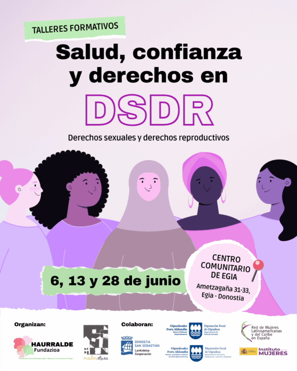 Talleres formativos: Salud, Confianza y Derechos en DSDR Derechos Sexuales y Derechos Reproductivos