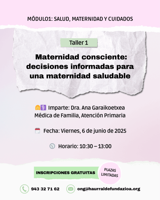 Talleres formativos: Salud, confianza en Derechos Sexuales y Derechos Reproductivos (DSDR)