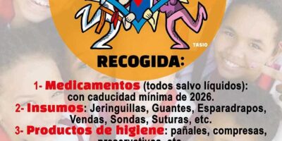 Recogida de material sanitario para Cuba durante la Aste Nagusia de Bilbao
