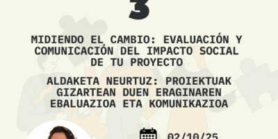 [FORMACIÓN] Midiendo el cambio: evaluación y comunicación del impacto social de tu proyecto