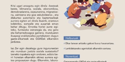 Topo Eginez 2025: «Lankidetzarako agertokiak elkarrekin sortuz: Gazteria eta GGKEak erronka ekosozialei aurre egiten»
