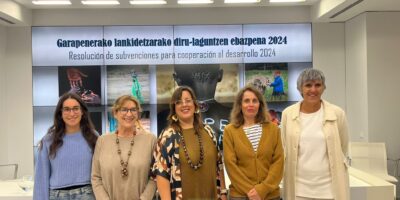 Presentación: resolución de la convocatoria de ayudas a cooperación de Gipuzkoa