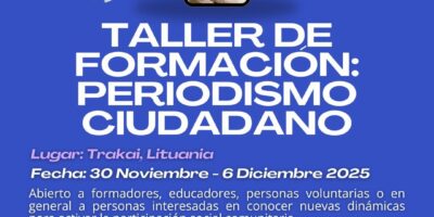 Taller de formación: periodismo ciudadano