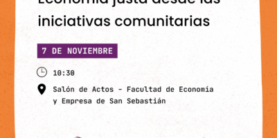Economía Justa desde las Iniciativas Comunitarias