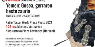Erakusketa: “Yemen: Gosea, gerraren beste zauria” Pablo Tosco, World Press Photo 2021eko sariduna