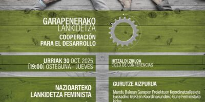 Conferencia: «La cooperación internacional feminista», con Gurutze Aizpurua (Mundu Bakean)