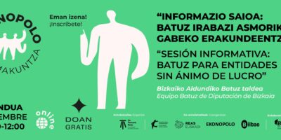 Informazio saioa online: BATUZ irabazi asmorik gabeko erakundeentzat
